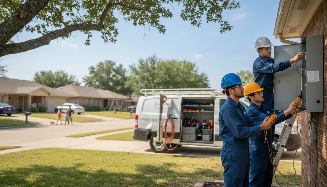 Certified electrician providing emergency electrical services in Thompson, IA
